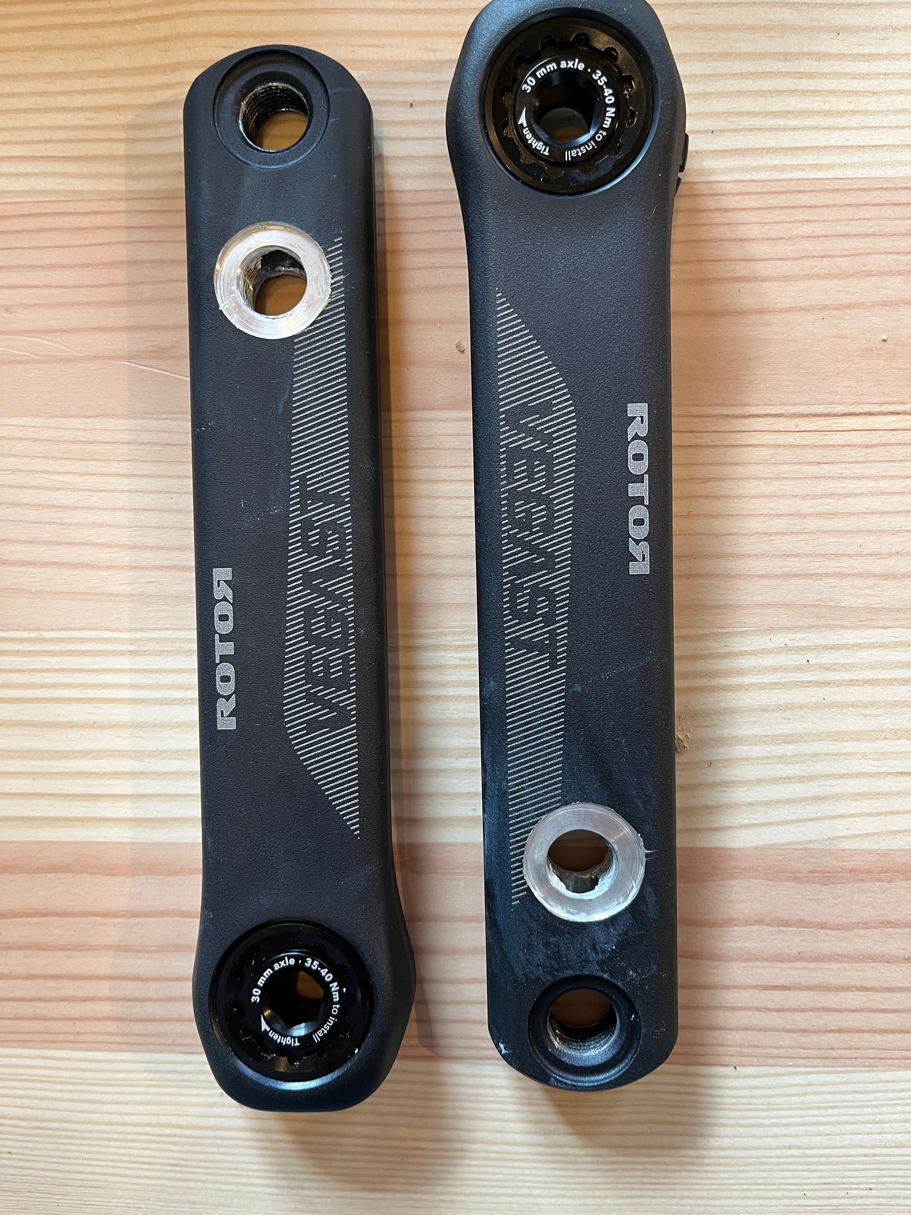 Multi-position Rotor Cranks 172.5/140mm